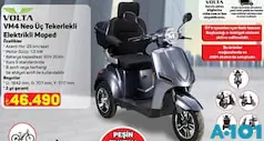VOLTA VM4 NEO ÜÇ TEKERLEKLİ ELEKTRİKLİ MOPED VOLTA VM4 NEO ÜÇ TEKERLEKLİ ELEKTRİKLİ MOPED